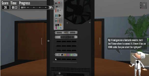The Virtual Computer Game
