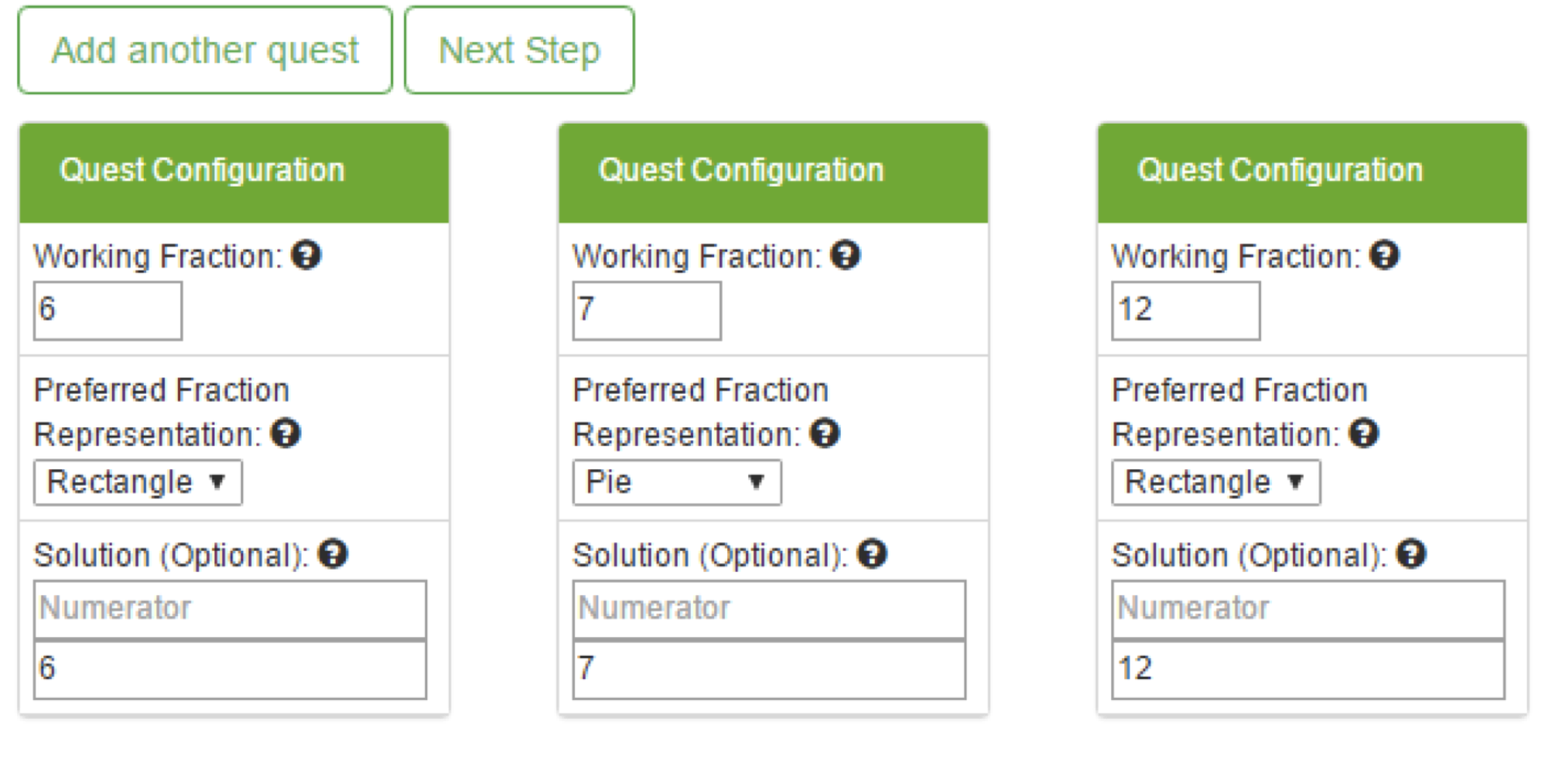 Snapshot of the authoring system